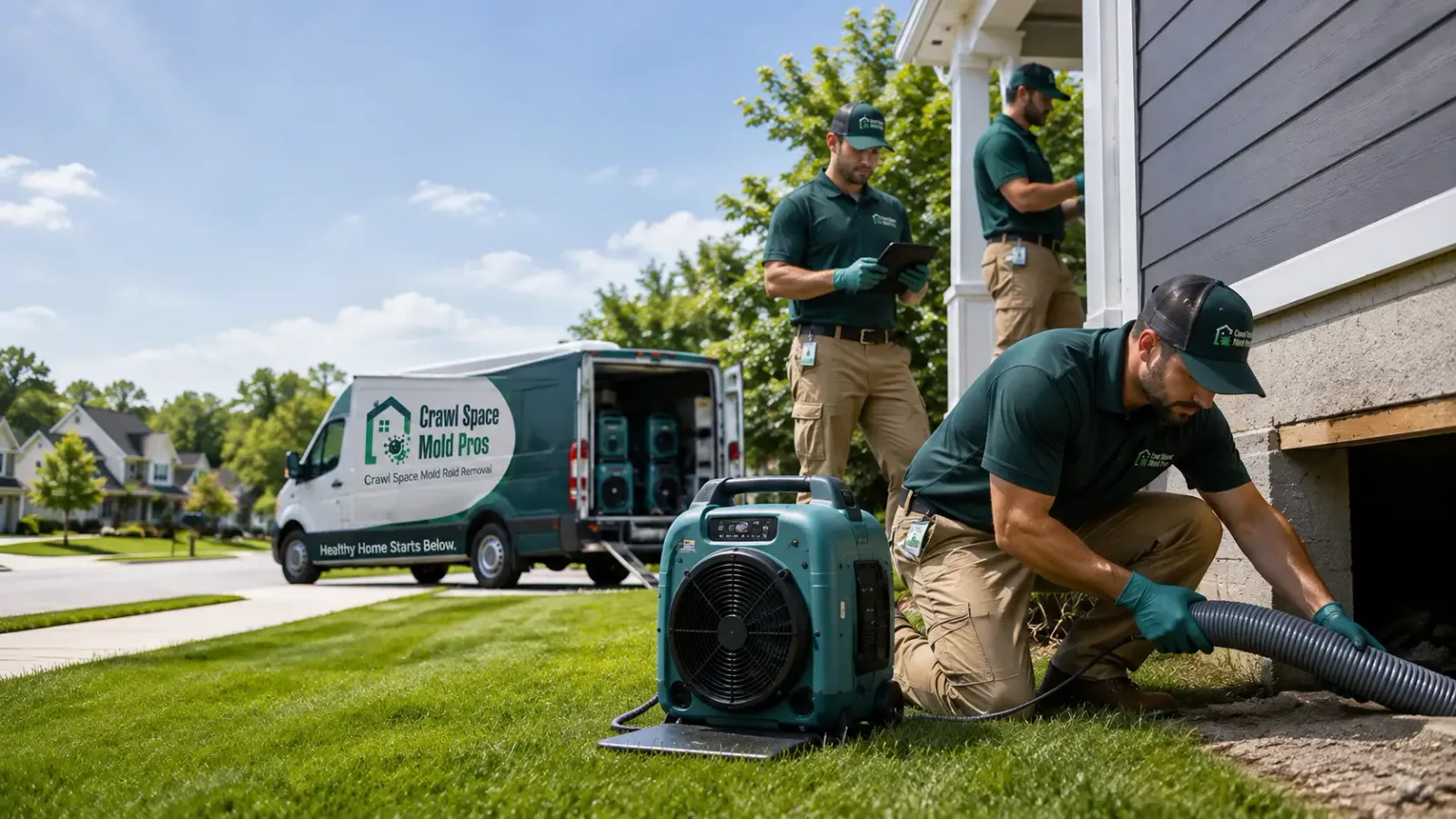 Crawl Space Mold Removal in Columbiana, OH